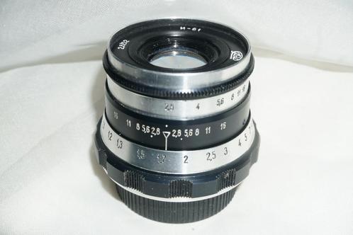 Industar 61-lens: 53 mm, 2,8 M 39-vatting, Audio, Tv en Foto, Fotocamera's Analoog, Gebruikt, Spiegelreflex, Overige Merken, Ophalen of Verzenden