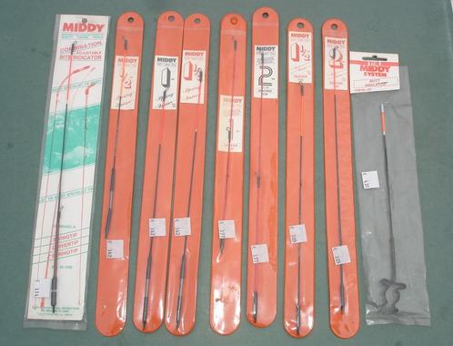 9 verschillende MIDDY tips quiver , springquiver 2 euro stuk, Watersport en Boten, Hengelsport | Algemeen, Nieuw, Overige typen