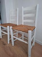 Stoelen met rieten zitting #vintage, Huis en Inrichting, Ophalen of Verzenden, Zo goed als nieuw