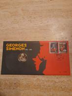 Numisletter 'George Simenon' 1903-2003 nr. 1146, Met envelop, Ophalen of Verzenden, Gestempeld, 1e dag stempel