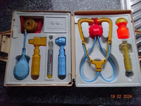 Vintage 1977 Fisher Price Medical Kit*COMPLEET*, Kinderen en Baby's, Speelgoed | Fisher-Price, Gebruikt, Ophalen of Verzenden