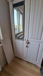 Garde robe en pin blanchi, Ophalen, Gebruikt