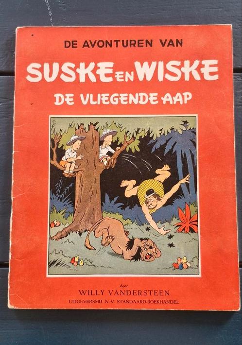 Suske en Wiske De Vliegende Aap 1e druk 1948, Boeken, Stripverhalen, Gelezen, Eén stripboek, Ophalen of Verzenden
