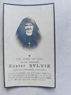 oud bidprentje Zr Sylvie (1851-1932), Verzamelen, Verzenden, Bidprentje