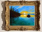 "Zonsondergang" Schilderij, Verzenden