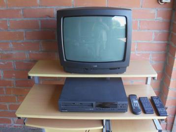 Videorecorder + TV beschikbaar voor biedingen