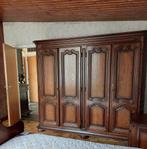 Vintage slaapkamer in massief hout, Enlèvement ou Envoi