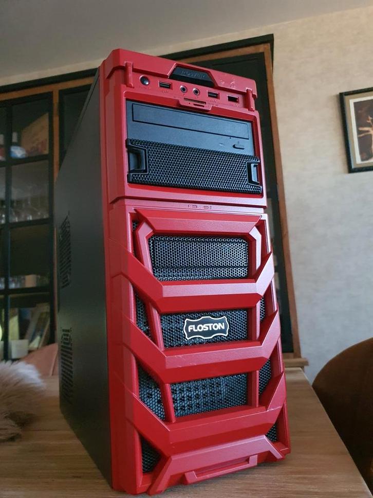 Floston Genesis desktop win11, Computers en Software, Computerbehuizingen, Zo goed als nieuw, Ophalen