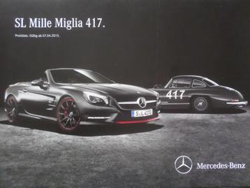Mercedes SL Mille Miglia Brochure beschikbaar voor biedingen