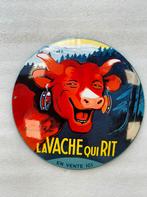 Assiette en émail La Vache qui Rit, Comme neuf, Enlèvement ou Envoi, Panneau publicitaire