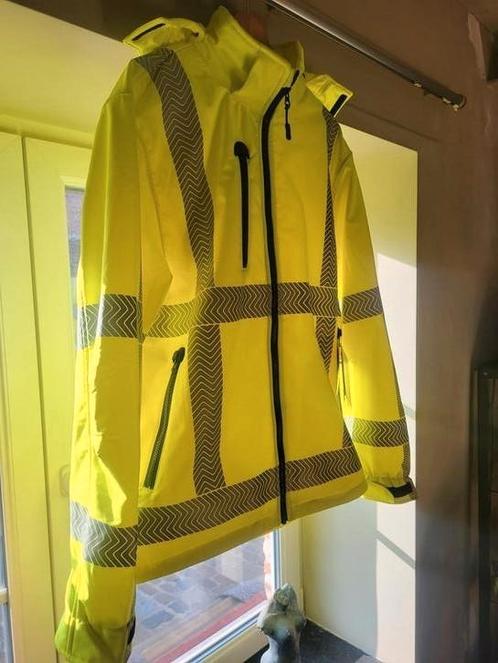 VEILIGHEIDSJAS SANTINO LUXE NL 65 ipv 128€, Kleding | Heren, Truien en Vesten, Nieuw, Maat 52/54 (L), Geel, Ophalen of Verzenden