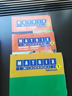 Matrix wiskunde 3/4 en vademecum 1, Boeken, Schoolboeken, ASO, Gelezen, Wiskunde A, Ophalen