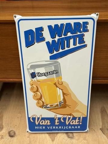 Emaille bord Witte van Hoegaarden, Emaillerie Belge 1996 beschikbaar voor biedingen