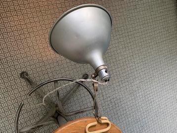 Vintage clip spotlamp industrieel ontwerp jaren 50 en 60 