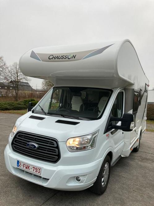 Mobilhome Ford Chausson Alkoof Flash C 514, Caravans en Kamperen, Mobilhomes, Particulier, Alkoof, Chausson, Ford, TV, Fietsendrager
