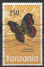 Tanzania 1973 - Yvert 43 - Verschillende vlinders (ST), Tanzania, Verzenden, Gestempeld