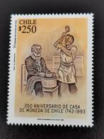 Chili 1993 - Monnaie chilienne - 250 ans de Casa de Moneda *, Enlèvement ou Envoi, Non oblitéré, Amérique du Sud