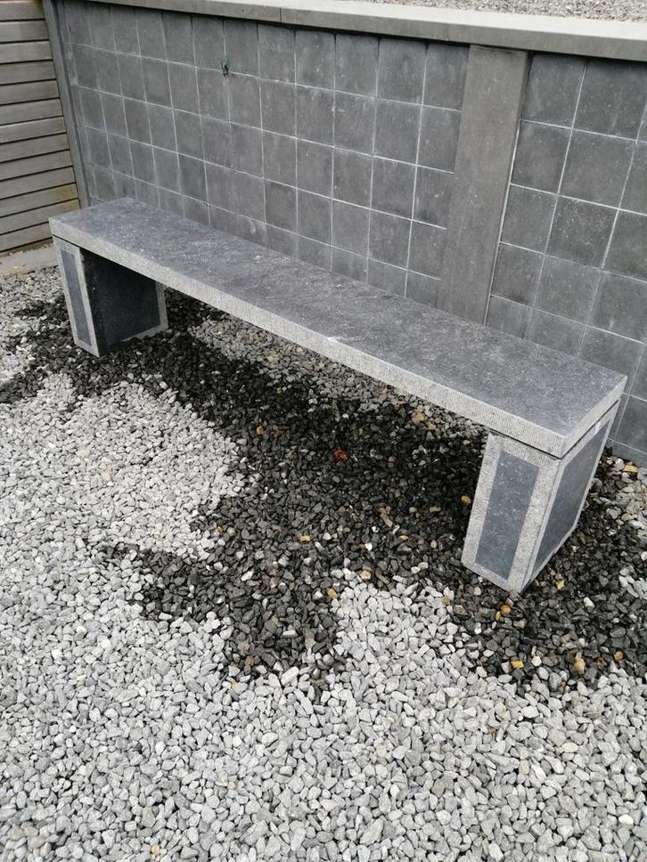 Bancs en vrai pierre bleue belge, Jardin & Terrasse, Bancs de jardin, Enlèvement