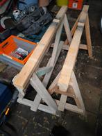 Houten schragen, Doe-het-zelf en Bouw, Ophalen of Verzenden, Gebruikt