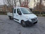 Renault Master Open Laadbak Dubbele Cabine – 7pl – 57.000 km, Auto's, 4 deurs, Stof, Euro 6, Renault