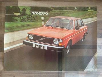 Poster Volvo 244 DL, Reproductie Origineel, B1 Formaat 70 x  beschikbaar voor biedingen