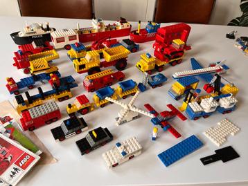 Collection de véhicules Lego vintage