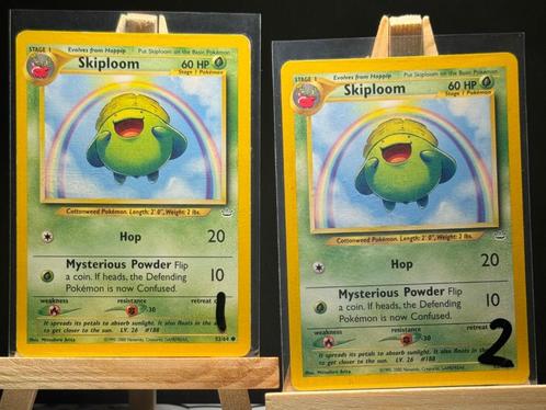 - Neo Revelation - Skiploom 52/64 - Common -, Hobby en Vrije tijd, Verzamelkaartspellen | Pokémon, Zo goed als nieuw, Losse kaart