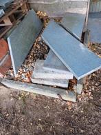 Boordsteen en afgeronde tabletten., Tuin en Terras, Bielzen en Borduren, Ophalen, Zo goed als nieuw, Natuursteen, Border