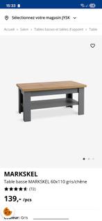 Table basse, Maison & Meubles, Tables | Tables de salon, 100 à 150 cm, Comme neuf, Enlèvement, 50 à 100 cm