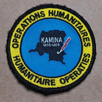 15e Escadre Melsbroek, opérations humanitaires Kamina, 1958-