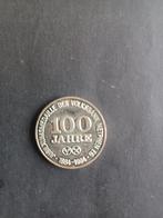 herdenkings penning denk zilver mooie staat, Postzegels en Munten, Penningen en Medailles, Ophalen of Verzenden, Zilver