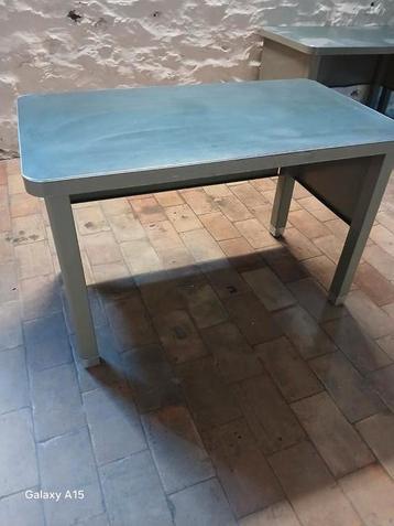 bureau metalique vintage, Maison & Meubles, Bureaux, Enlèvement, Utilisé, Bureau