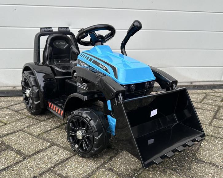 Tractor blauw 6V + trailer, softstart afstandsbediening!!!, Kinderen en Baby's, Speelgoed | Buiten | Voertuigen en Loopfietsen