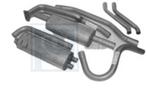 Uitlaatset P1800 RVS 1966-1969 carburateur met dubbele voorp, Ophalen of Verzenden, Nieuw
