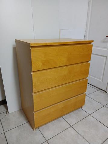 Malm eikenhouten dressoir met 4 laden  beschikbaar voor biedingen