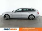 BMW 5 Serie 520 520d (bj 2019, automaat), Auto's, BMW, Achterwielaandrijving, Zwart, 5 deurs, Zilver of Grijs