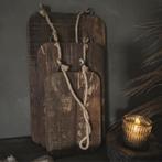 Oud houten broodplank met touw, Huis en Inrichting, Woonaccessoires | Overige, Ophalen of Verzenden
