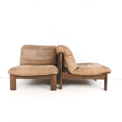 2x vintage easy chair, Antiquités & Art, Antiquités | Meubles | Chaises & Canapés, Enlèvement
