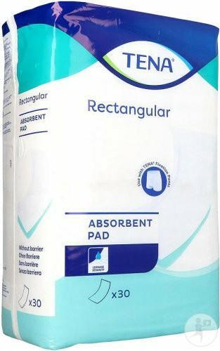 Tena rectangular absorbent pads beschikbaar voor biedingen