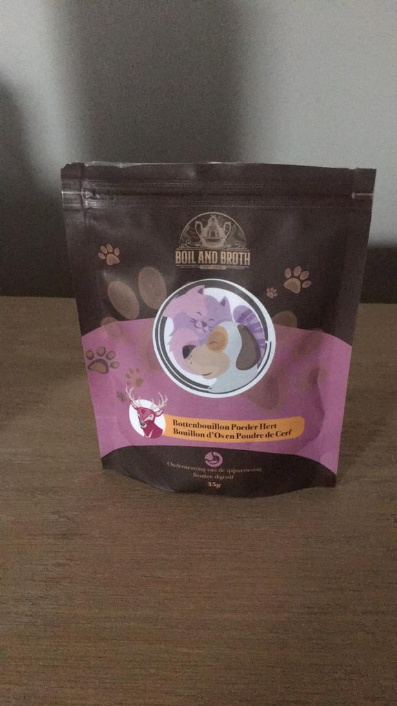 Bottenbouillon poeder geopend, Dieren en Toebehoren, Dierenvoeding, Ophalen of Verzenden
