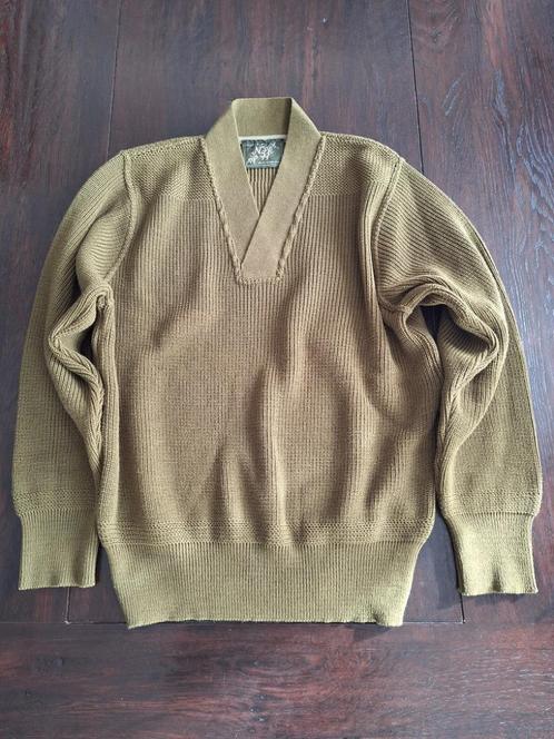 Repro USAAF A-1 V-neck ‘mechanics’ sweater size Large, Verzamelen, Militaria | Tweede Wereldoorlog, Kleding of Schoenen, Verzenden