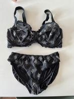 Secret d'Eva BH EU 80F FR 95F+ slip EU42FR44, Kleding | Dames, Secret d'Eva, Ophalen of Verzenden, Zwart, BH
