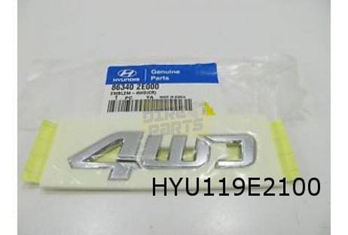 Hyundai Tucson embleem tekst ''4WD'' chrome Origineel! 86340, Autos : Pièces & Accessoires, Carrosserie & Tôlerie, Hyundai, Neuf