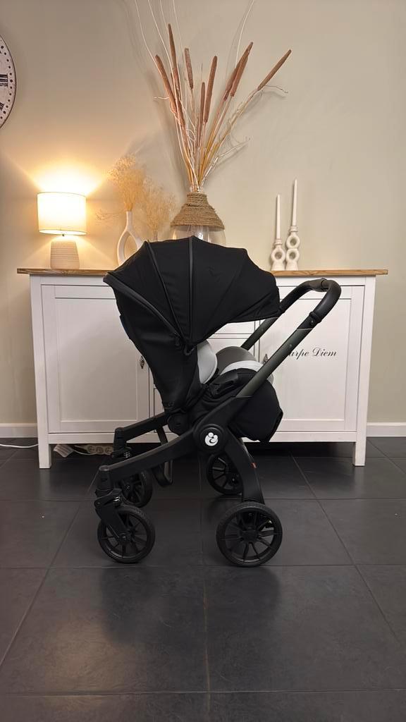 4-in-1 Kinderwagen + Autostoel | Nieuw | Merksem, Kinderen en Baby's, Kinderwagens en Combinaties, Nieuw, Kinderwagen, Verstelbare duwstang