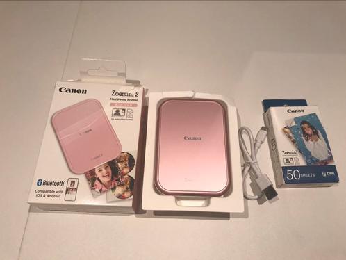 Canon Zoemini 2 rose gold en 50 sheets, Computers en Software, Pocketprinters, Nieuw, Ophalen