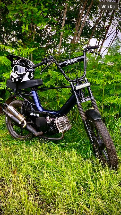 Tomos flexer 74cc blauw kenteken, Fietsen en Brommers, Brommers | Tomos, Zo goed als nieuw, Flexer, Ophalen