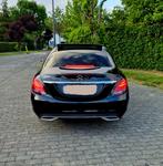 Mercedes C 200d, Auto's, Automaat, Zwart, Leder, 5 deurs
