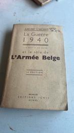 L'Armée Belge André L'Hoist 1940, Livres, Enlèvement