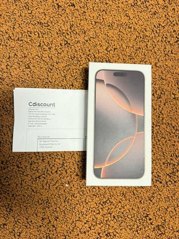  APPLE iPhone 16 Pro Max 512 GB woestijn!! NIEUW!!  beschikbaar voor biedingen