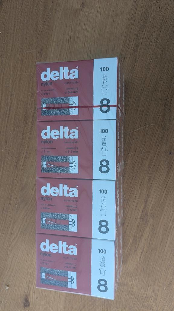 Nylon haringen van 8 mm (800 stuks) - Nieuw, Doe-het-zelf en Bouw, IJzerwaren en Bevestigingsmiddelen, Nieuw, Pluggen, Minder dan 50 mm